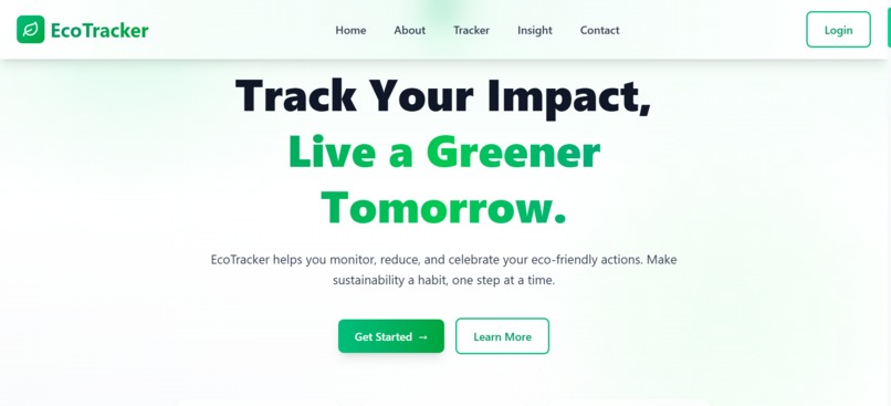 EcoTracker – screenshot 1