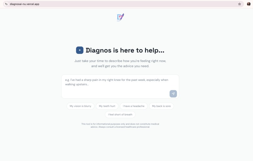 Diagnos.ai – screenshot 1