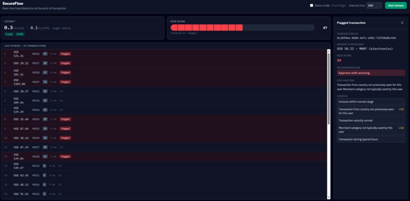 SecureFlow – screenshot 2