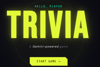 GEMINI-POWERED TRIVIA