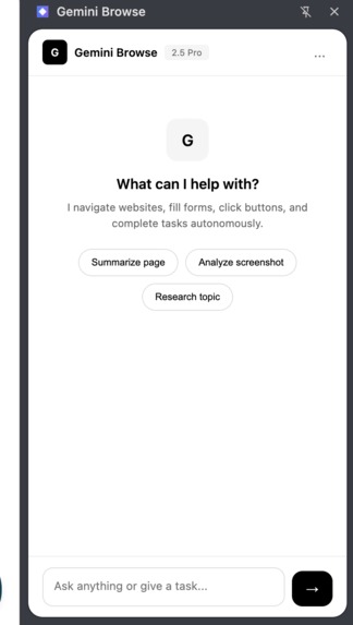 Multi Agent Gemini Browser Extention – screenshot 1