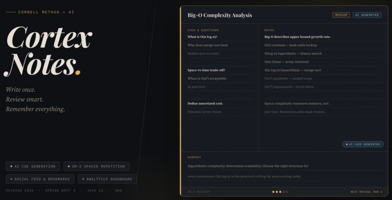 CortexNotes – screenshot 1