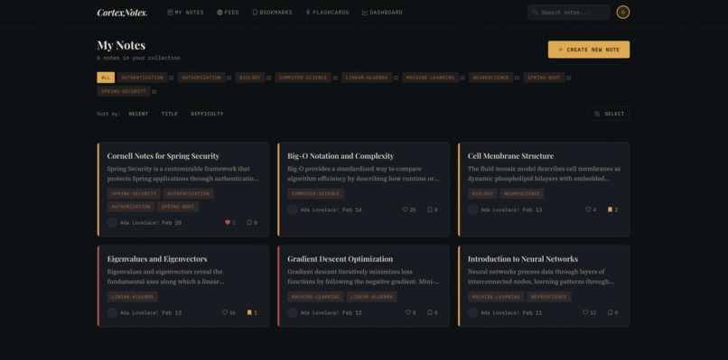 CortexNotes – screenshot 4