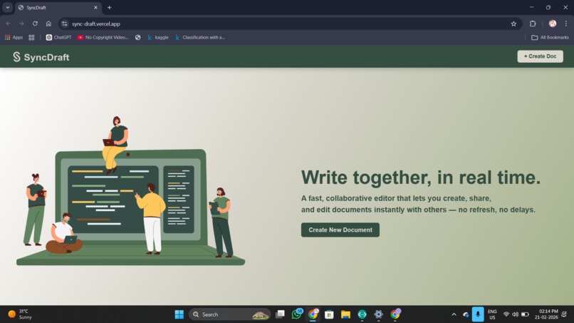 SyncDraft – screenshot 1