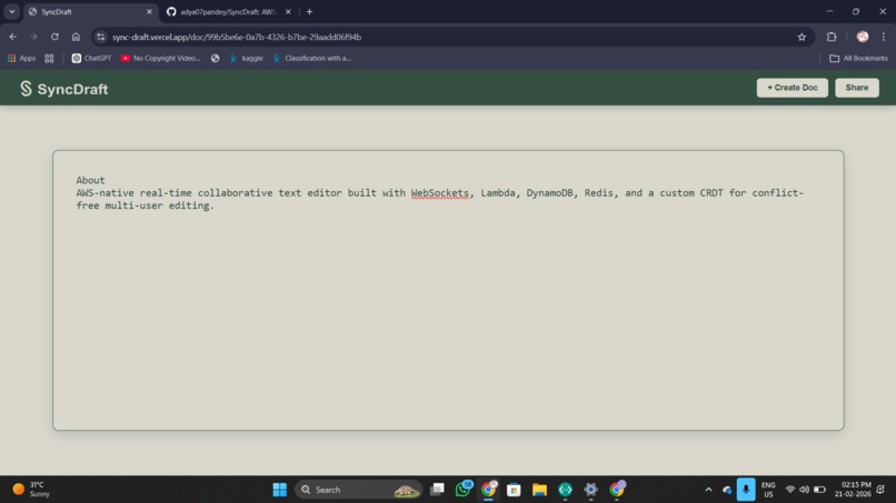 SyncDraft – screenshot 2