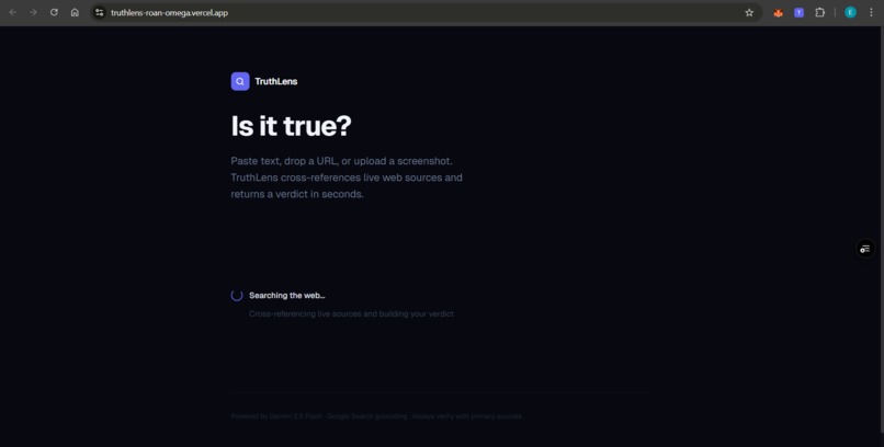 TruthLens – screenshot 1