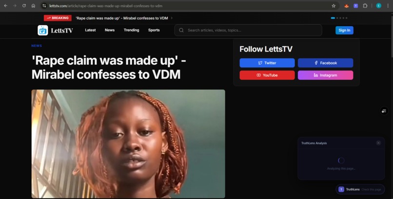 TruthLens – screenshot 3