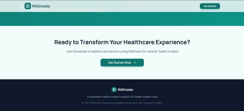 RAGnosis is an AI- powered medical report analysis.  – screenshot 3