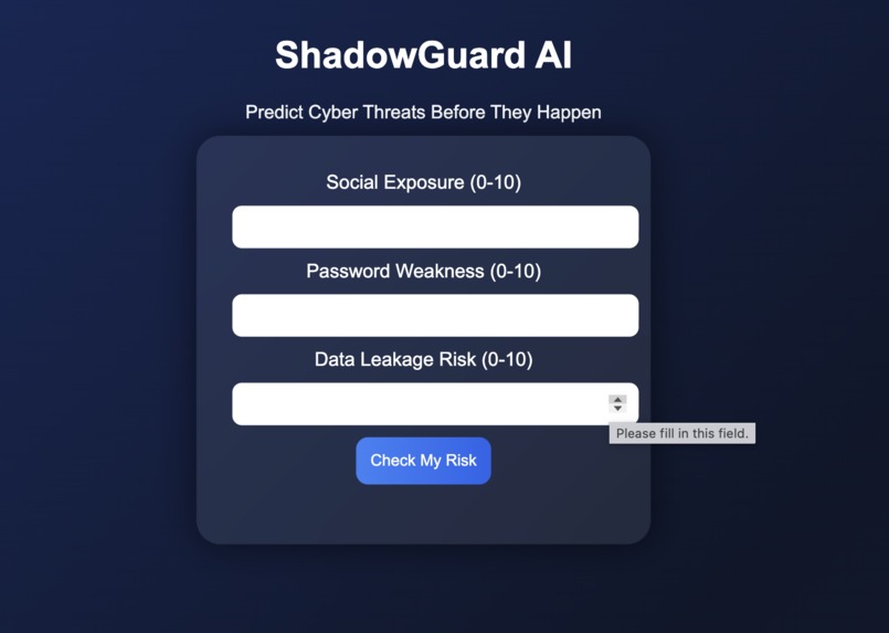 ShadowGuard AI – screenshot 1