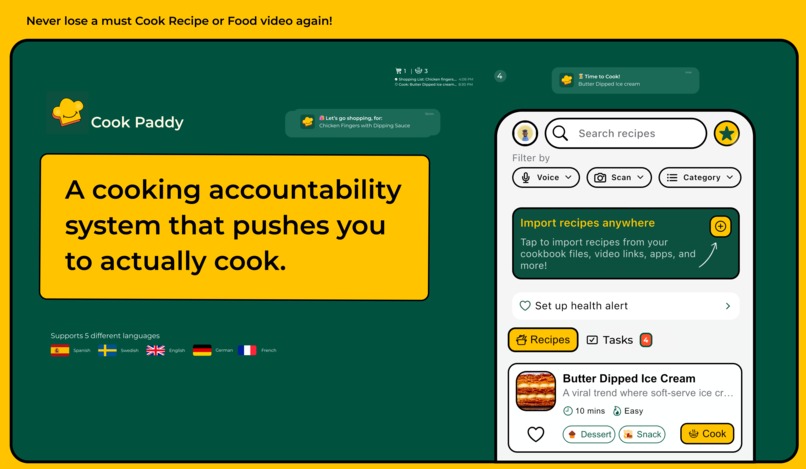 Cook Paddy: Extract any Recipe – screenshot 1