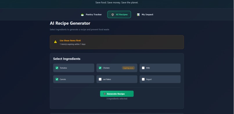 FoodSaver AI – screenshot 1