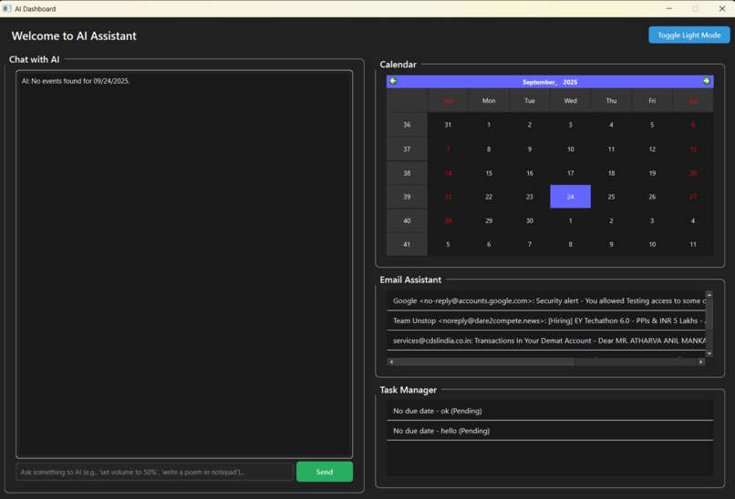 Desktop AI Orchestrator: Regex-LLM System for OS Automation – screenshot 2
