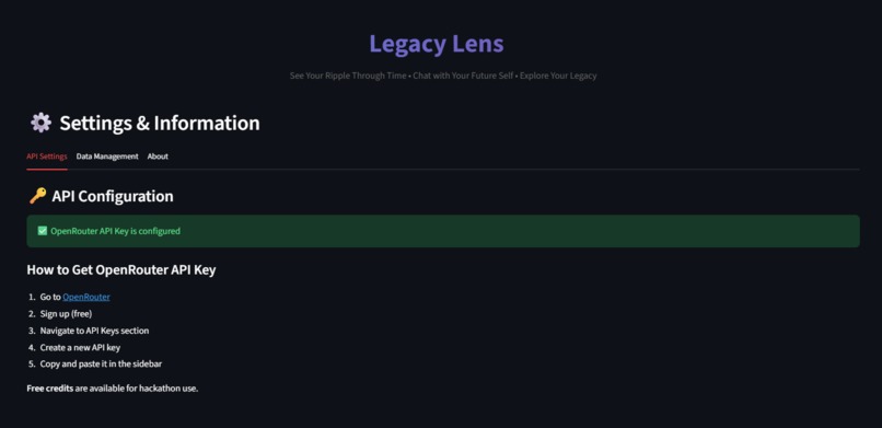 Legacy_lens – screenshot 1