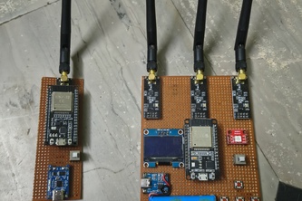 signal distrubance for monitoring drones using esp32