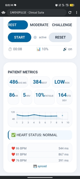 CARDIOPLUSE – screenshot 1