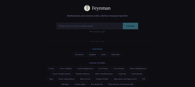 Feynman – screenshot 2