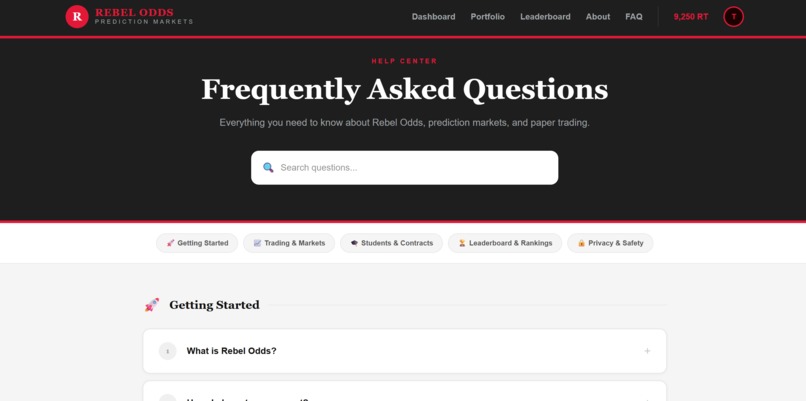 RebelOdds – screenshot 3