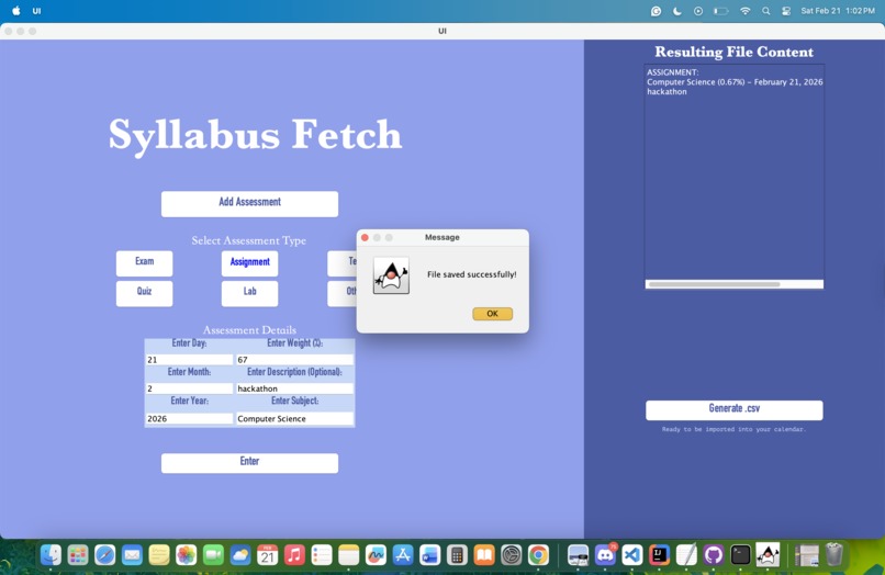 Syllabus Fetch – screenshot 3