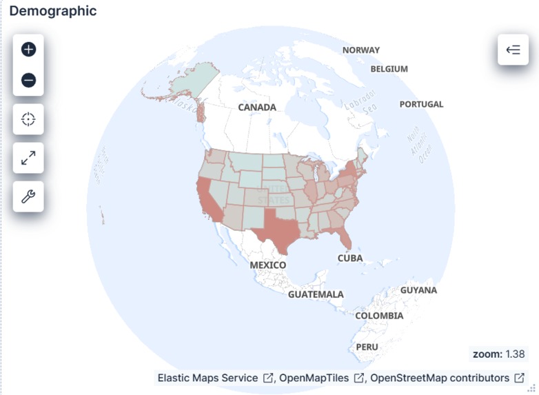 US Census Data  – screenshot 2