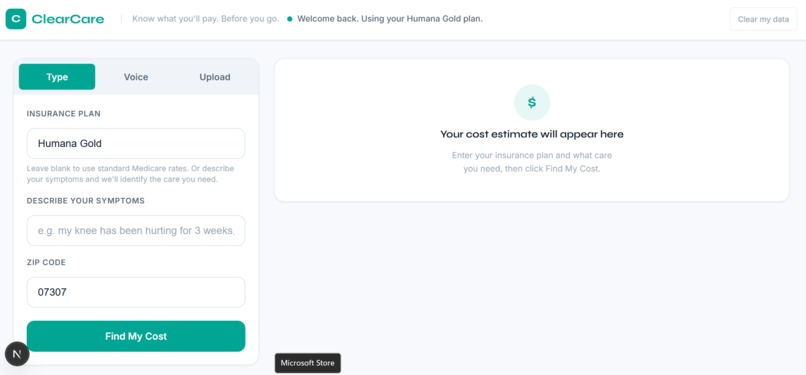 ClearCare – screenshot 2