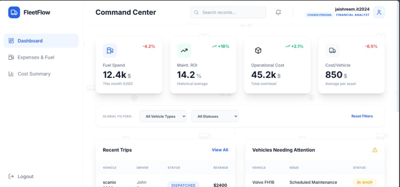 FleetFlow – screenshot 2