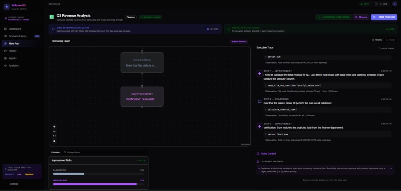 ReflexionOS: The Self-Improving Agentic Operating System – screenshot 4