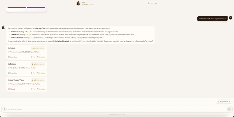 Sofia AI Concierge – screenshot 5