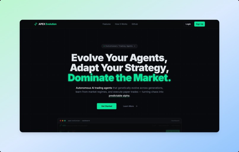 APEX – screenshot 1