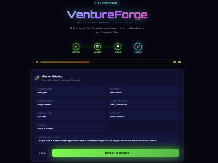 VentureForge – screenshot 1