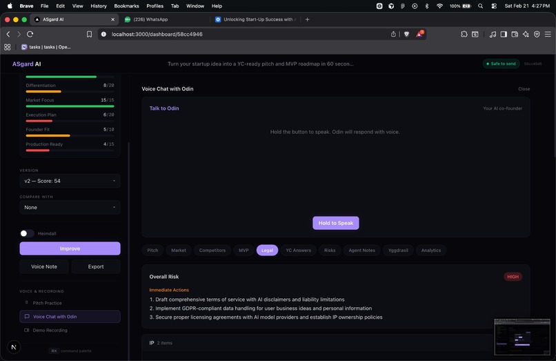 Asgard AI – screenshot 2