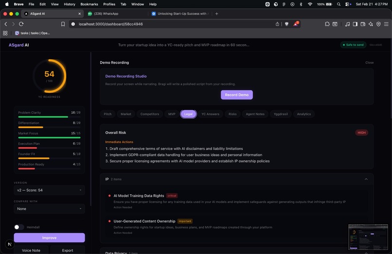 Asgard AI – screenshot 3