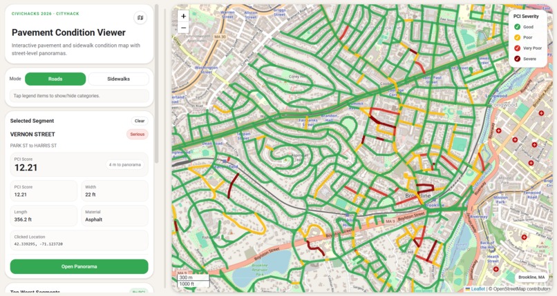 Pavement Condition Viewer – screenshot 1
