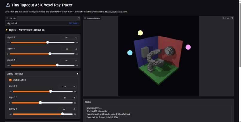 ASIC Ray Tracing Accelerator – screenshot 1