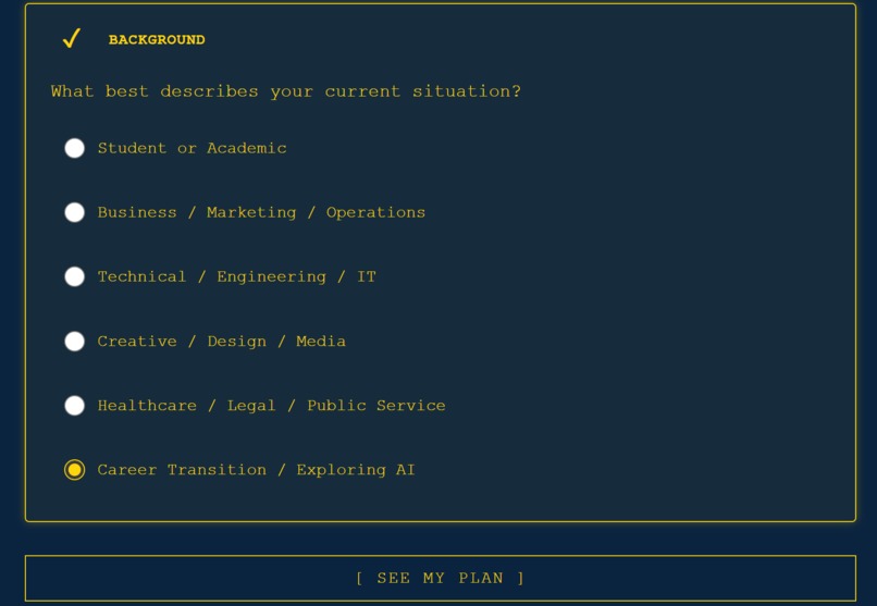 Clew Directive: A free personalized AI learning path  – screenshot 6