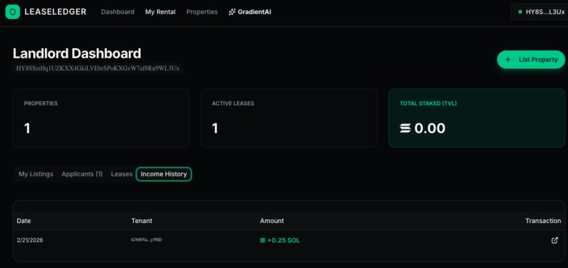 LeaseLedger – screenshot 1