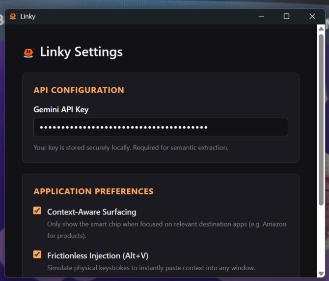Linky – screenshot 1