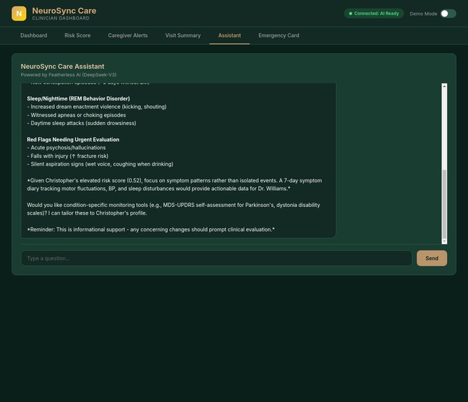 NeuroSync Care – screenshot 2