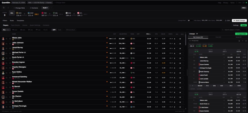 QuantSim – screenshot 1
