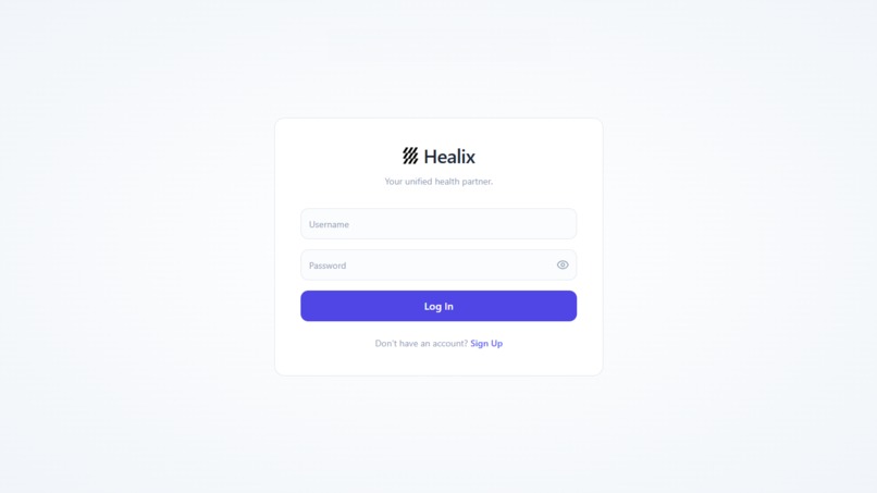Healix: Unified Intelligent Health Care Platform – screenshot 1