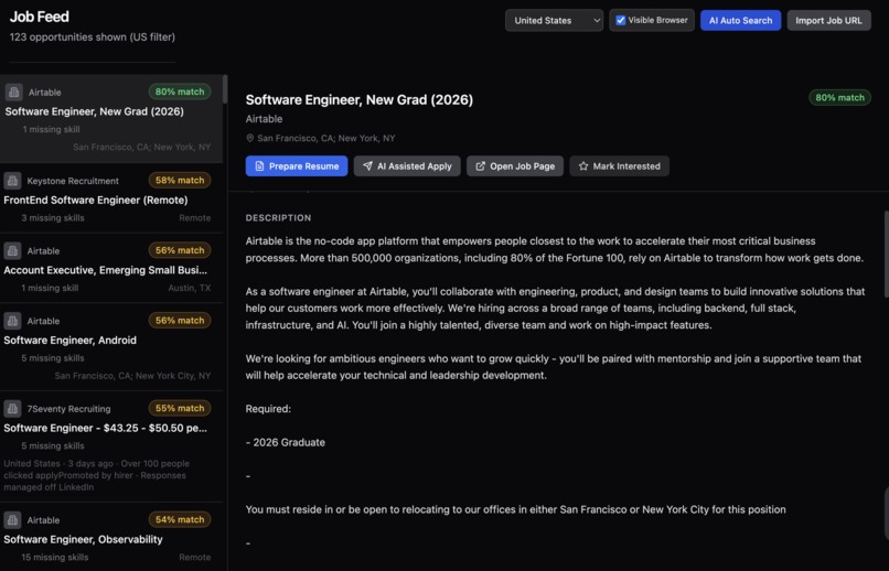 career-savers_Career Co-Pilot – screenshot 2