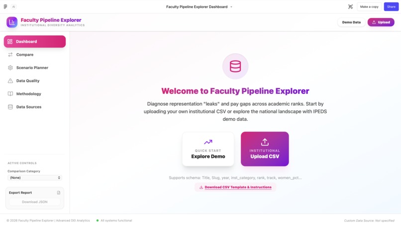 Faculty Pipeline Explorer – screenshot 1