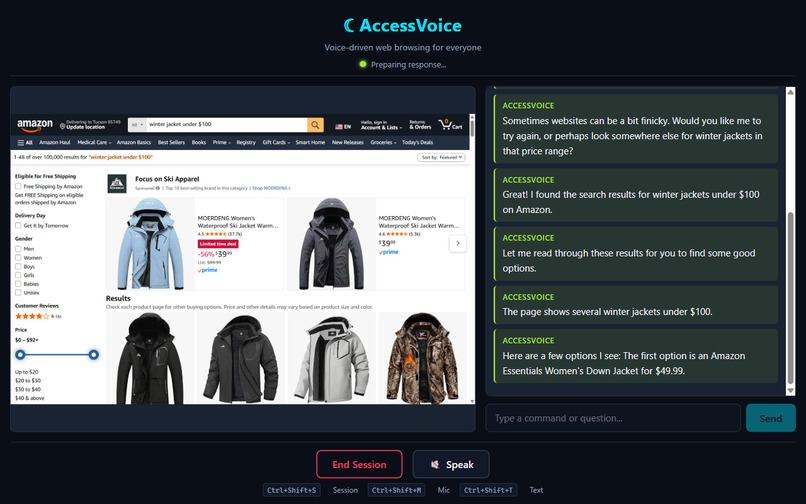 AccessVoice - Voice Driven Browsing – screenshot 6