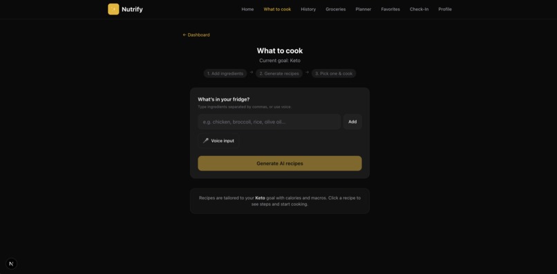 Nutrify – screenshot 3