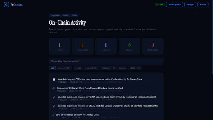 ReConsent – screenshot 3