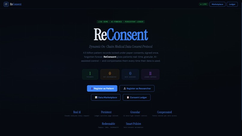 ReConsent – screenshot 1