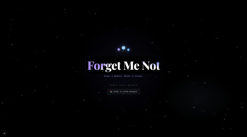 Forget Me Not – screenshot 1