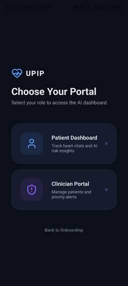 UPIP APP – screenshot 1