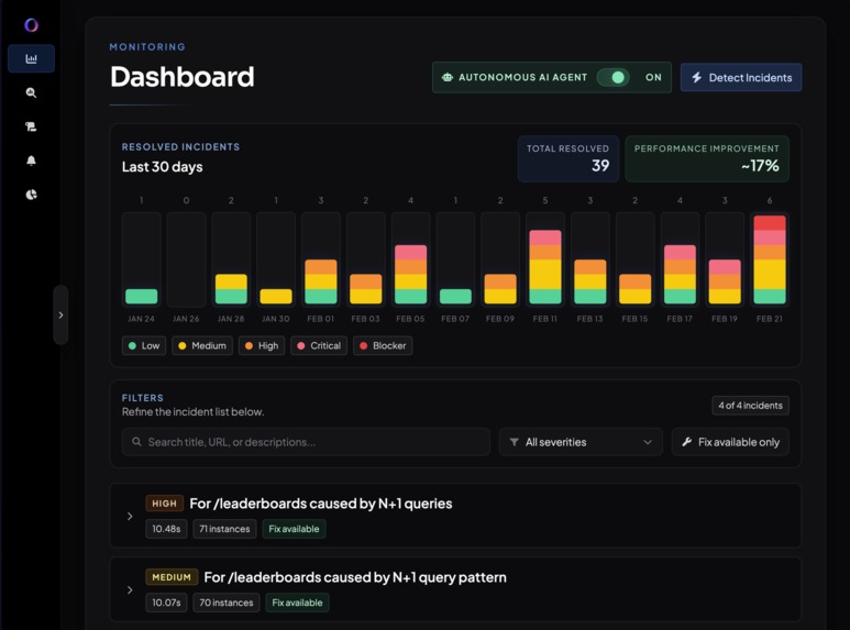 Optimera – screenshot 1