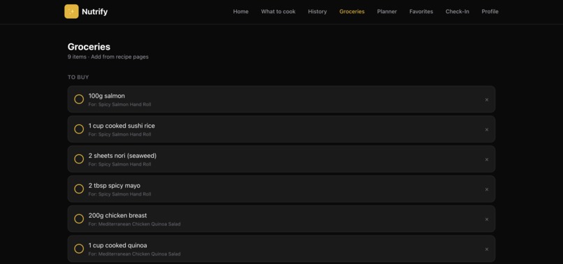 Nutrify – screenshot 8
