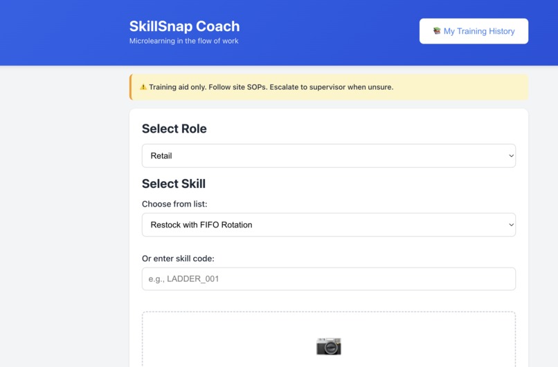 SkillSnap Coach  – screenshot 2